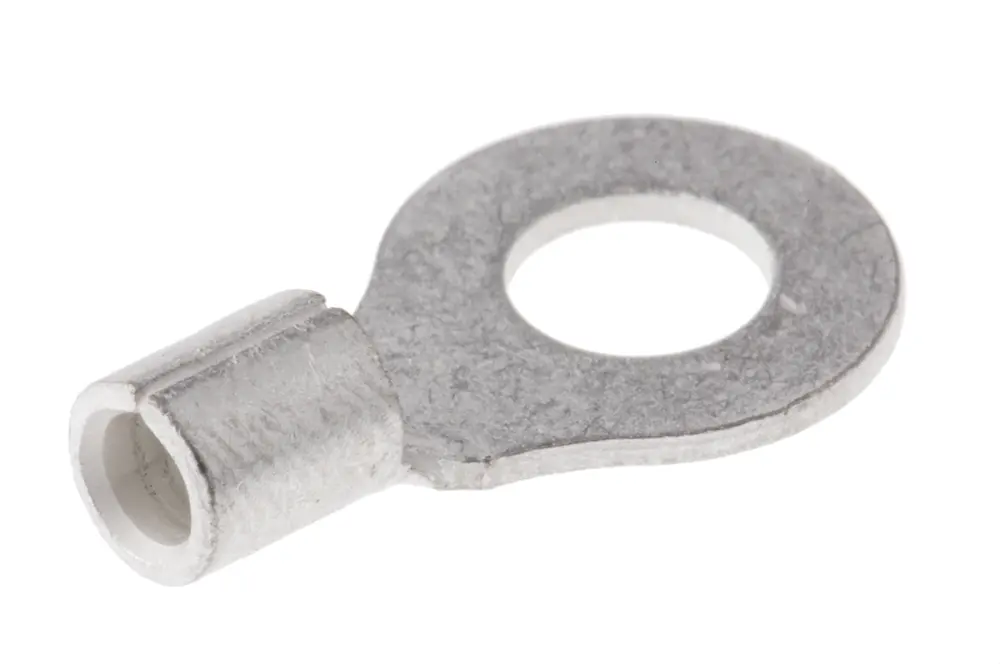 Terminal redondo no aislado de Aleación de Cobre Molex VersaKrimp, Ø int. M6 (1/4), sección máx. 6mm² | 19323-0014