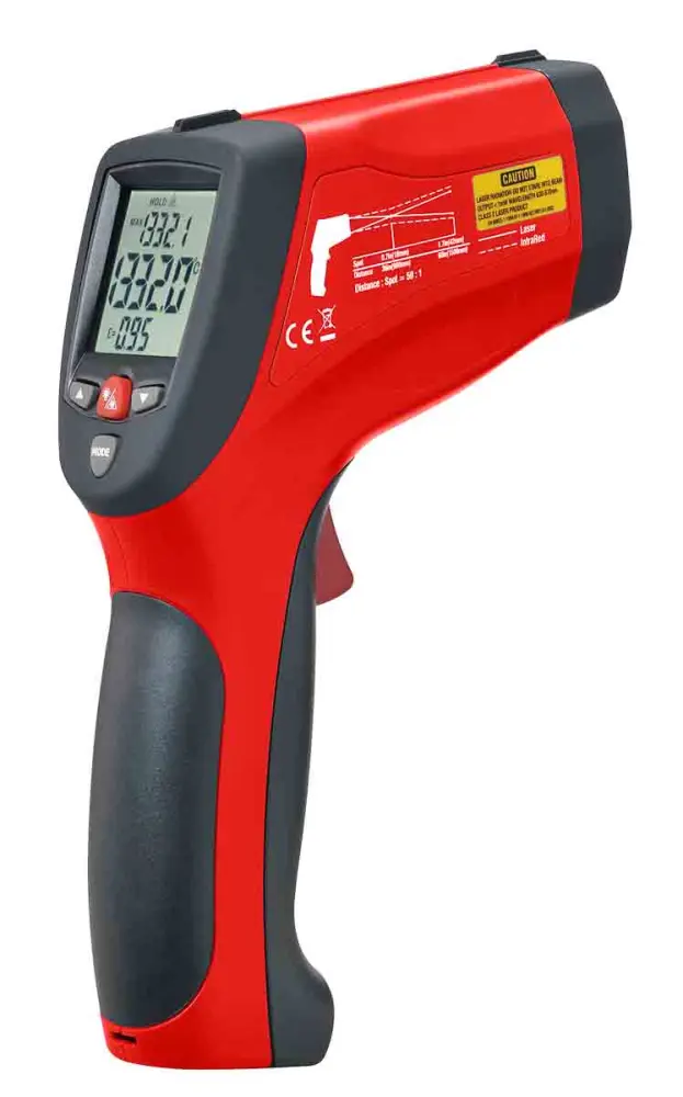 Termómetro por infrarrojos CÓDIGO RS-8868, de -50°C +1200°C, precisión ±1 °C