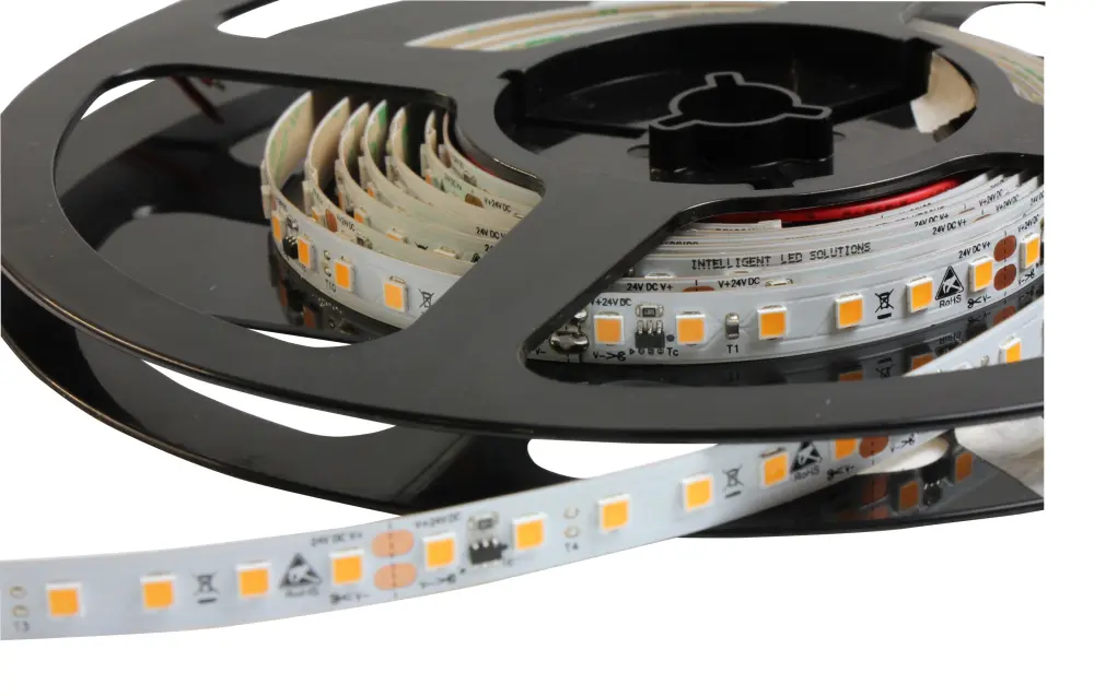 Tira de LED Intelligent LED Solutions ILS Flex, 24V dc, color Ultrablanco, tira de 5m x 8mm, 6 leds/m | ILX-EE17-UL08-5000...