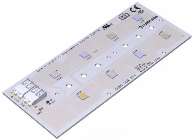 Tira de LED Lumileds LUXEON XR-5050 SQR, 22.2V dc, color Blanco, tira de 172.2mm x 49.5mm | L213-3080008MRH001