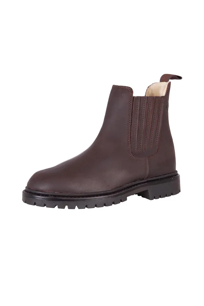 Alaska II botín jodhpur de nobuk con forro caluroso Brown 38