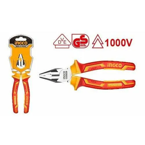 Alicate De Combinación 8 Aislado 1000v Pulido Ingco Hicp282