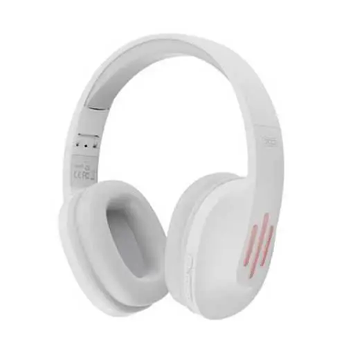 Auriculares Bluetooth Diadema XO XOBE39WH Blanco | USB | RCA |
