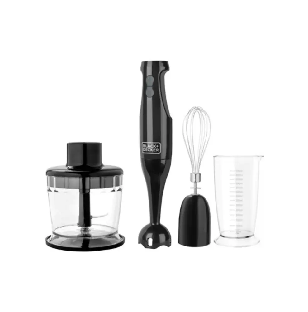 Batidora de inmersión 3 en 1 HB2800B Marca: Azabache + Decker con Conexión Bluetooth