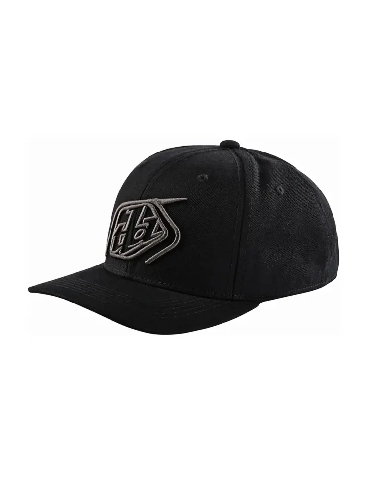Brazo Tonearl Regulable Troy Lee Designs Jockey Snapback Crop Negro / Gris