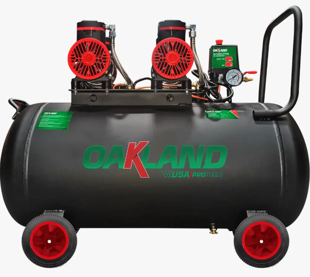 Compresor de aire libre de aceite 2HP COM-7590 OAKLAND