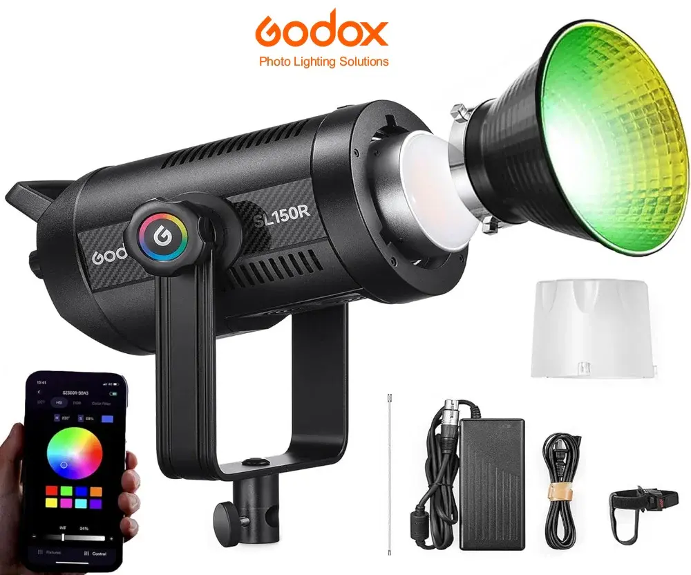 Foco Led Godox SL150R con RGB (Modelo BT-450)
