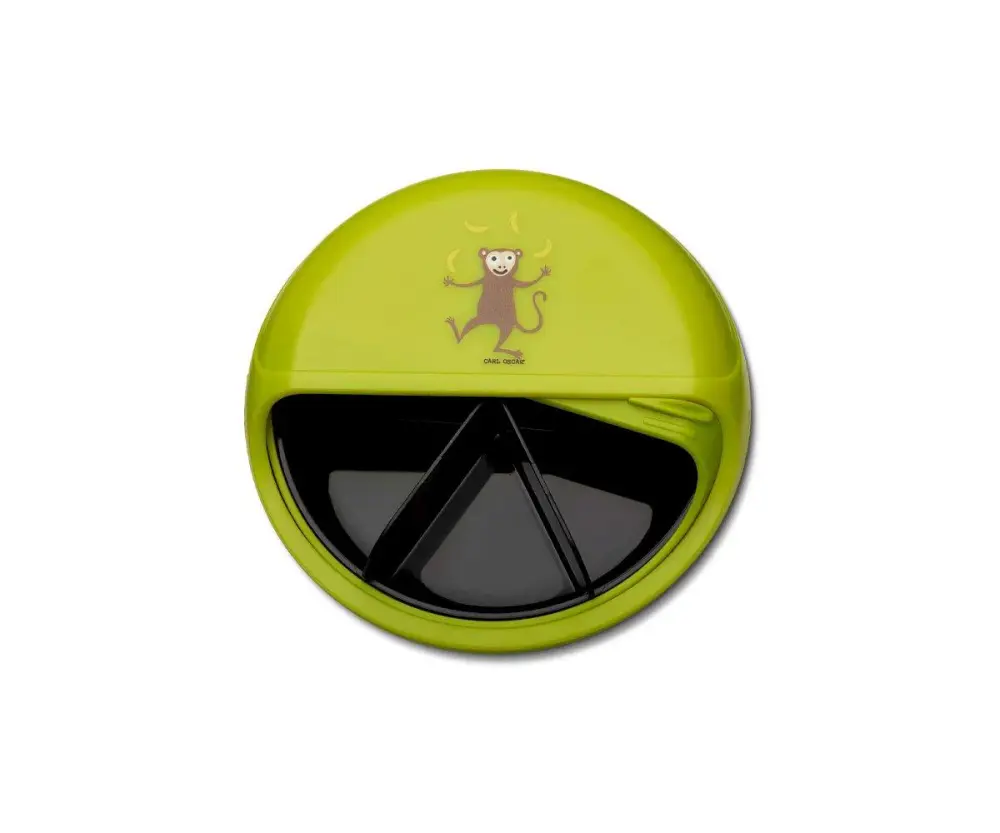 Gira disco Automático Caja de almuerzo SnackDisc Mono Lime Carl Oscar