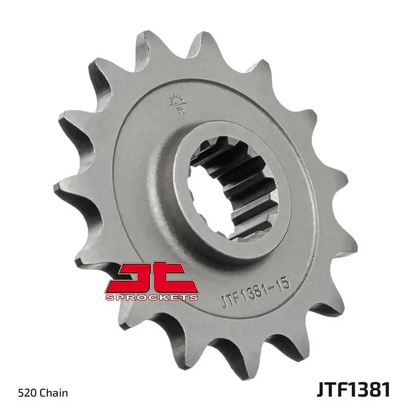 Gira disco Automático Piñón con goma anti-ruido JT SPROCKETS acero 1381 - 520