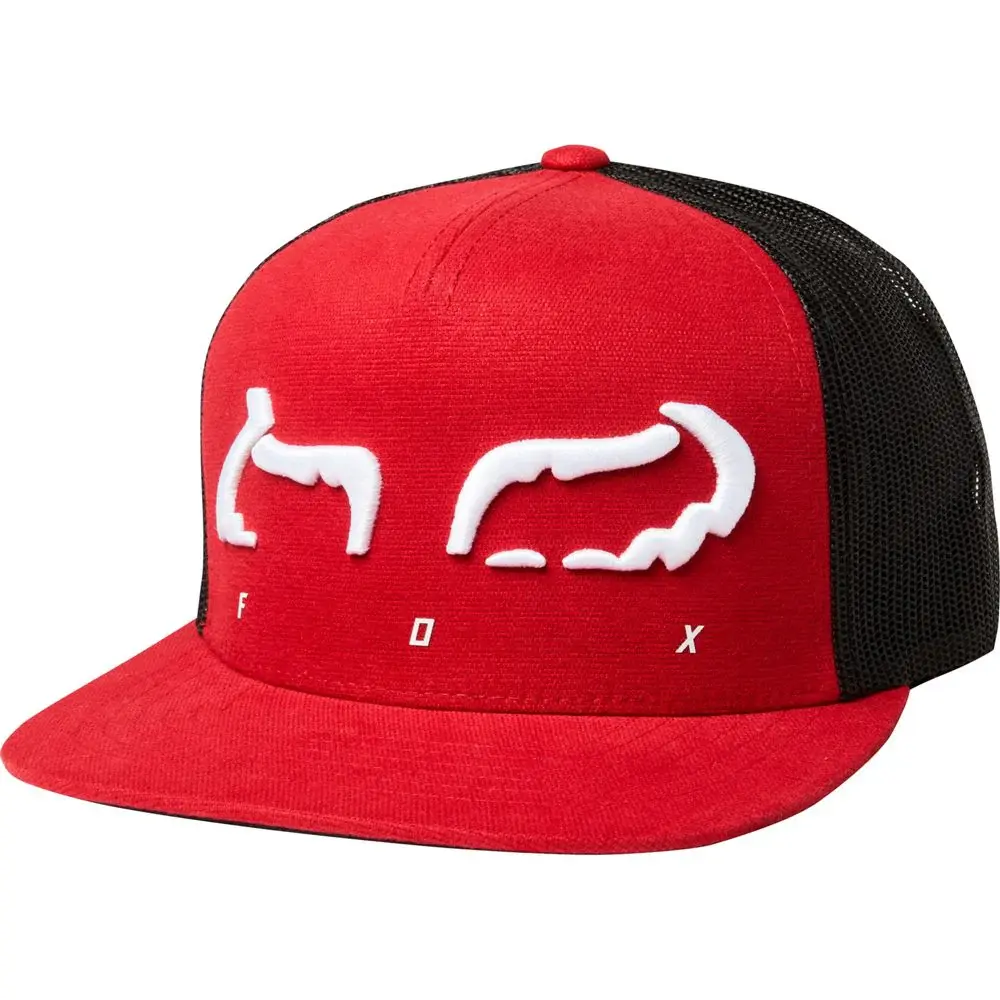 Gorro Lifestyle Strap Snapback Rojo Fox Racing Compatible con Altavoces Activos