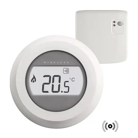 Honeywell Resideo Kit Termostato T87 + BDR91 inalambrico Compatible con Altavoces Activos