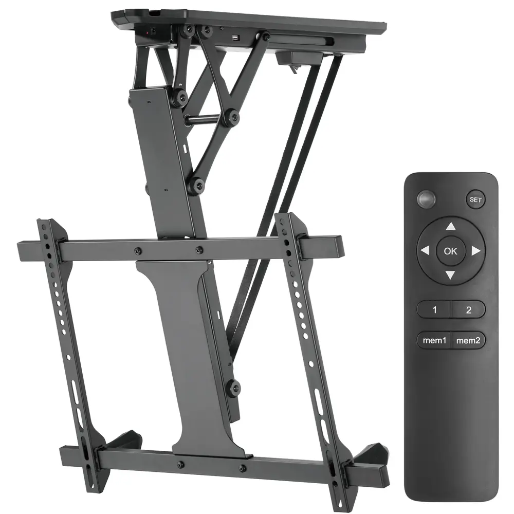 Maclean MC-880 Soporte de TV eléctrico Soporte de techo 32" - 70" Control remoto VESA Adaptable 35kg