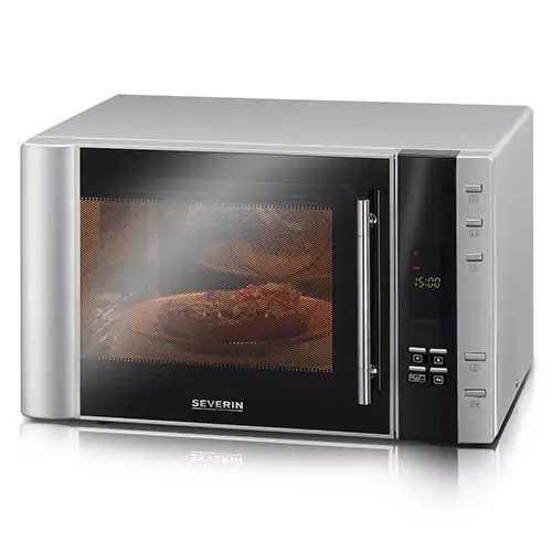 Microondas Convección 30L 900W Severin MW7775 Grill Gris