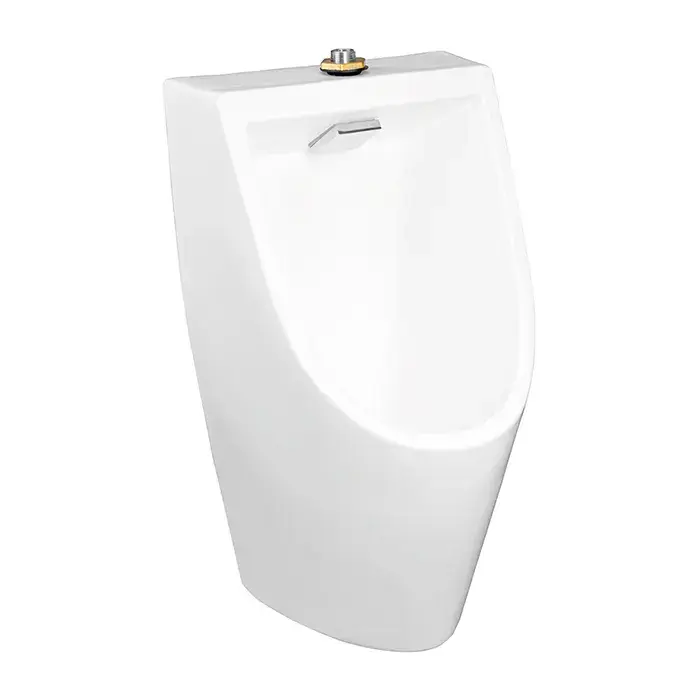 Mingitorio Mojave blanco flujo tipo cascada Helvex Acabado en Madera