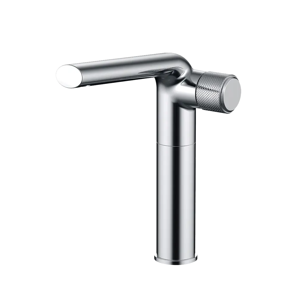 Monomando esbelto para lavabo PROJECT 1.0 Cromo con Cartucho Magnético y USB