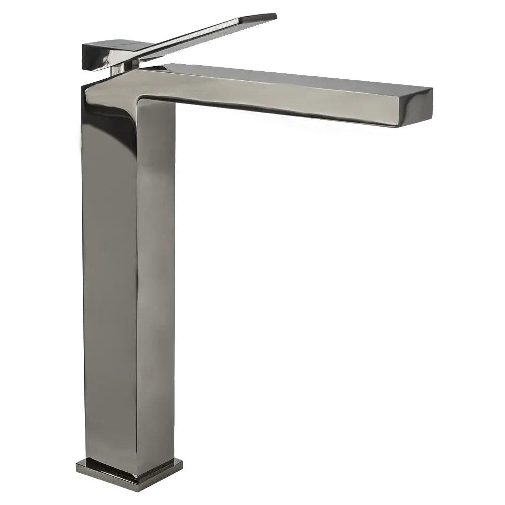 Monomando grande para lavabo EDGE 1.0 Nickel Brushed