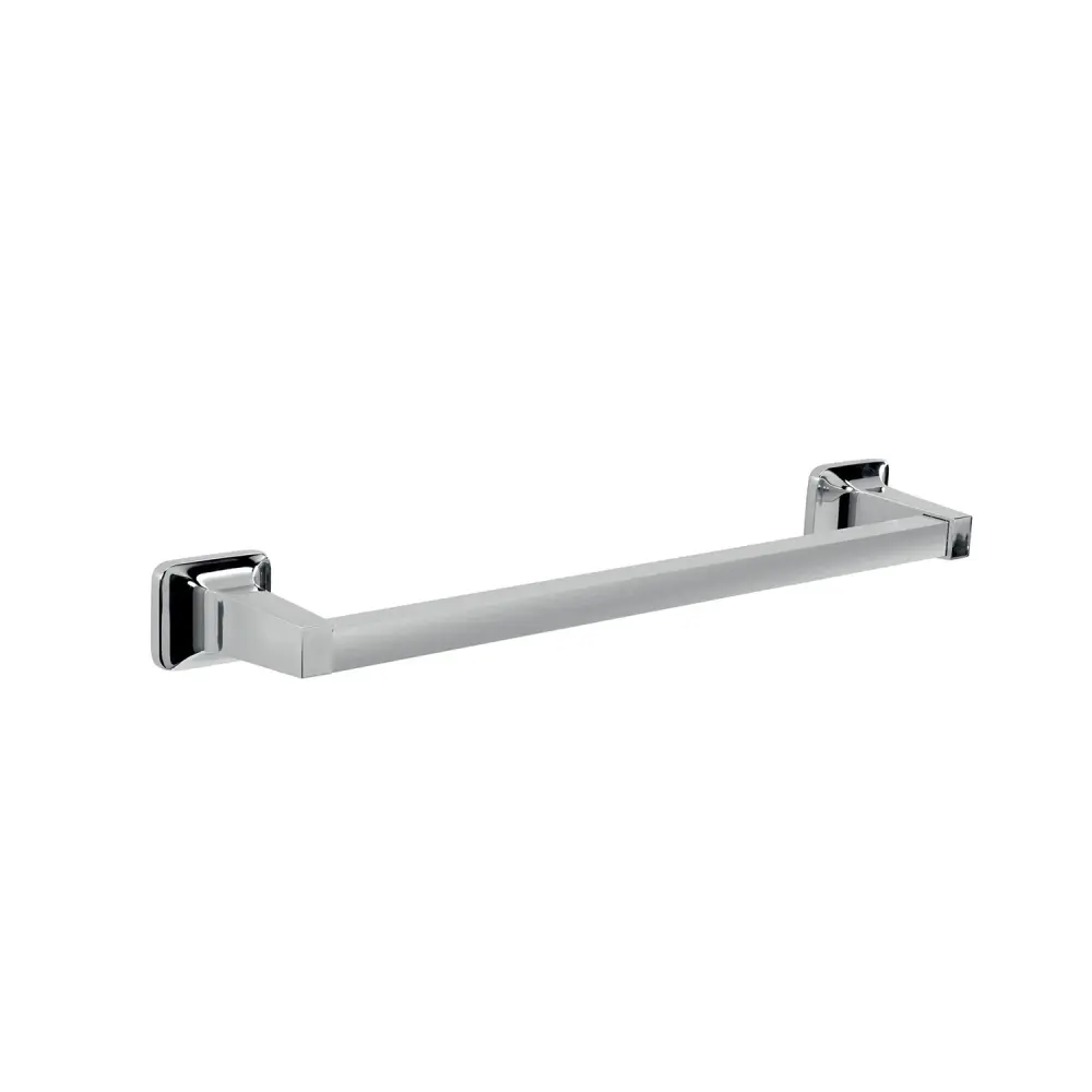 Porta toallas 45 cm en aluminio anodizado de Gedy serie K2 - Cromado