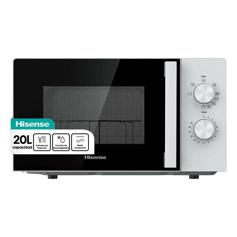 Profesional de Alta Fidelidad Microondas Hisense H20MOWP1HG Negro