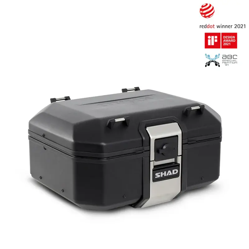 Sistema de Sonido Vinilo Baúl aluminio SHAD Terra Carbón 37L