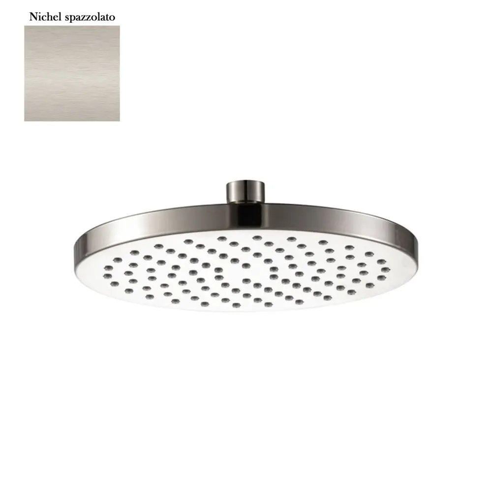 Soffione Chelsea 200mm anticalcáreo en ABS níquel con Cartucho Magnético y USB