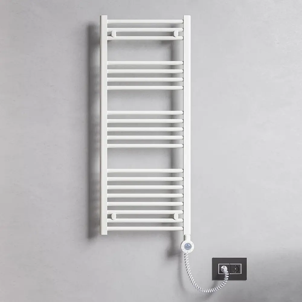 Termoarredo elettrico bianco mm 1600x500 Lazzarini E-Bolzano 750 watt con termostato
