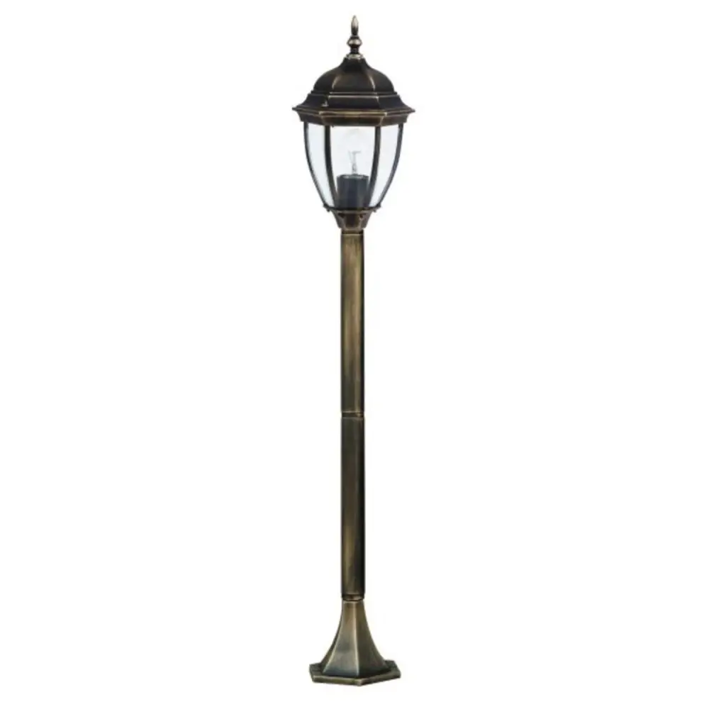 Tocadiscos con Preamplificador Lámpara clásica oro antiguo Rabalux Toronto E27 60 W IP44