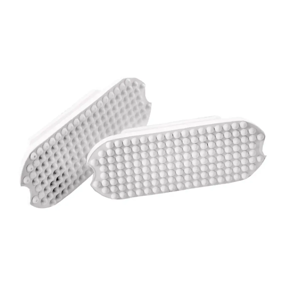 Tocadiscos con Preamplificador Tacos para Estribos de Goma Horze Blanco 120 mm