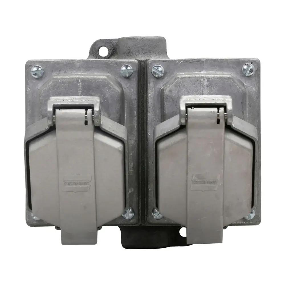 Tocadiscos USB Receptaculo con tapa de resorte Arktite, 20A, 125 250 VCA - Crouse Hinds