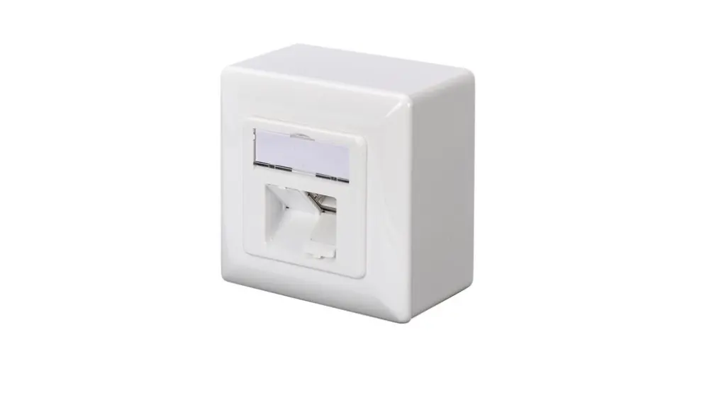 Toma de corriente Digitus, Blanco, sin interruptor | DN-9006-N