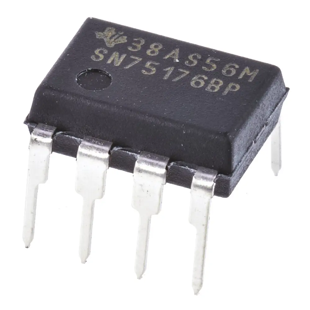 Transceptor de bus Transceptor de bus SN75176BP, DIP 8 pines Texas Instruments