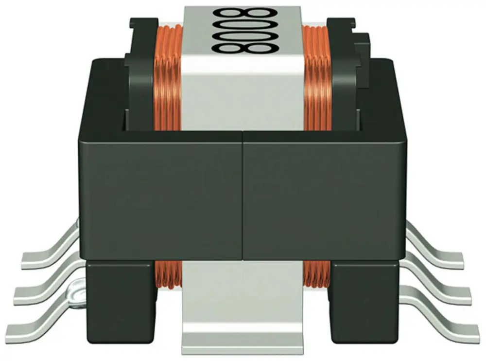 Transformador de corriente EPCOS B828, entrada 20A, ratio: 20:1, dim. 8,13 x 7,11 x 5,08 mm | B82801B0205A100