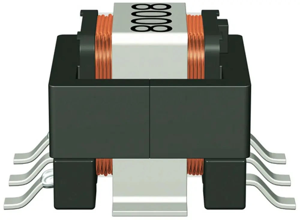 Transformador de corriente EPCOS B828, entrada 20A, ratio: 20:1, dim. 8,13 x 7,11 x 5,08 mm | B82801B0305A125