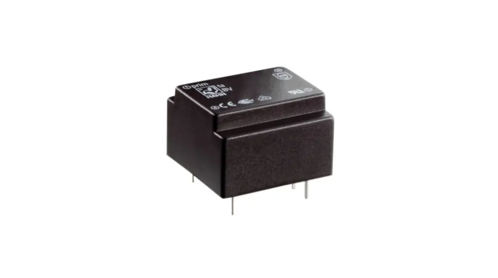 Transformador de PCB, 12V ac, Montaje en PCB, Potencia 0.5VA | BV 202 0159 Hahn