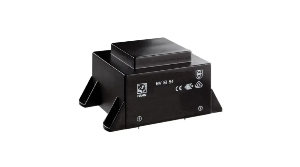 Transformador de PCB, 15V, 1 Salida , Montaje en PCB, Potencia 16VA | BV EI 541 1125 Hahn