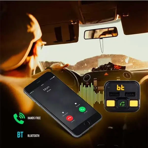 Premium Resistente Transmisor FM Bluetooth para coche NGS Spark Curry BT 206 canales