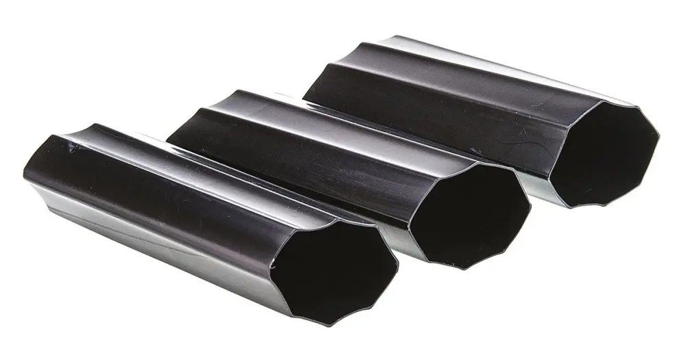 Tubo termorretráctil Alpha Wire de Poliolefina Negro, contracción 6:1, Ø 50.8mm, long. 152mm, forrado con adhesivo | F6...