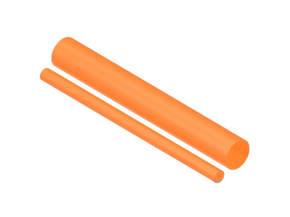 Tubo termorretráctil TE Connectivity de Poliolefina Naranja, contracción 3:1, Ø 12mm | ES53774001