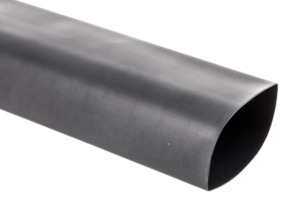 Tubo termorretráctil TE Connectivity de Poliolefina Negro, contracción 3:1, Ø 24mm, long. 1.2m | RNF 3000-24/8-0