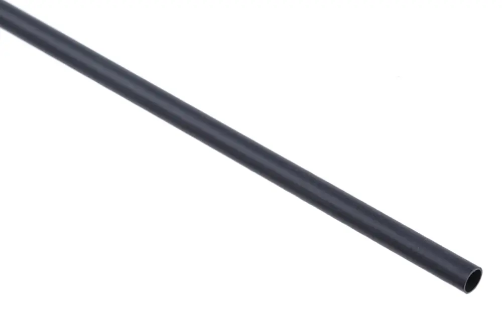 Tubo termorretráctil TE Connectivity de Poliolefina Negro, contracción 2:1, Ø 2.4mm, long. 1.2m | CRN-3/32-0-STK