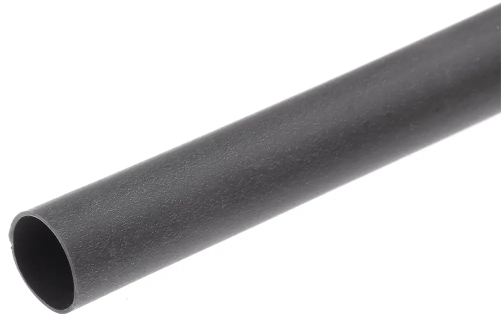 Tubo termorretráctil TE Connectivity de Poliolefina Negro, contracción 2:1, Ø 6.4mm, long. 1.2m | ZH-100-1/4-0