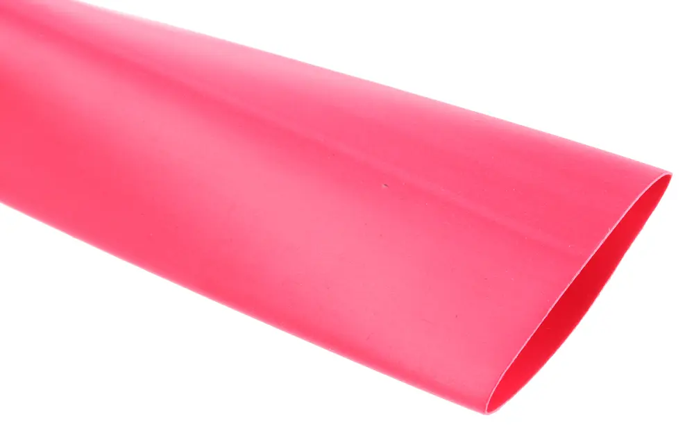 Tubo termorretráctil TE Connectivity de Poliolefina Rojo, contracción 3:1, Ø 12mm, long. 1.2m | RNF 3000-12/4-2
