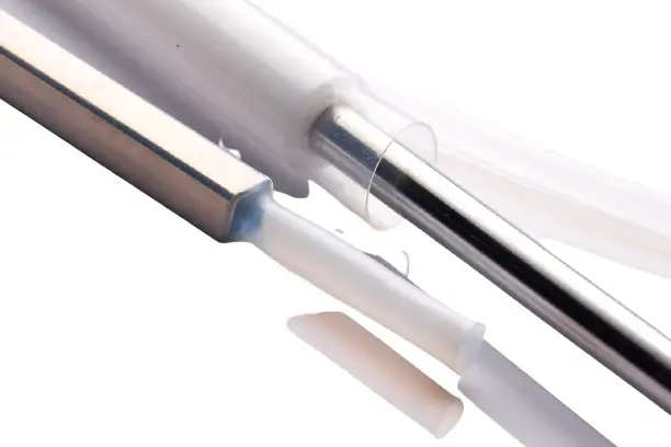 Tubo termorretráctil de PTFE Transparente, contracción 4:1, Ø 6mm, long. 1.22m
