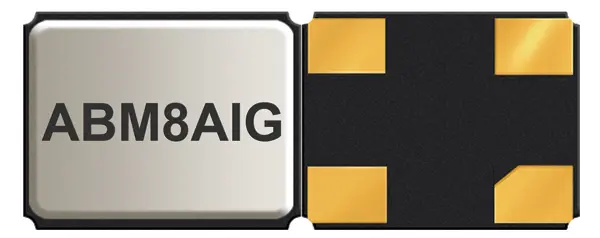 AEC-Q200 Unidad de cristal 16MHZ, ±20ppm, SMD, 4-Pin, 3.2 x 2.5 x 0.8mm | ABM8AIG-16.000MHZ-12-2Z-T3 Abracon