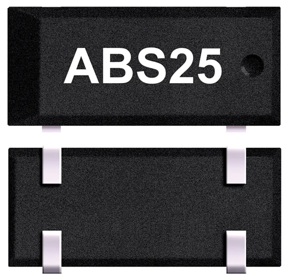 Unidad de cristal 32.768kHz, ±10ppm, SMD, 4-Pin, 8 x 3.8 x 2.5mm | ABS25-32.768KHZ-6-1-T Abracon