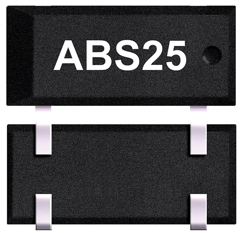 Unidad de cristal 32.768kHz, ±30ppm, SMD, 4-Pin, 8 x 3.8 x 2.5mm | ABS25-32.768KHZ-T Abracon