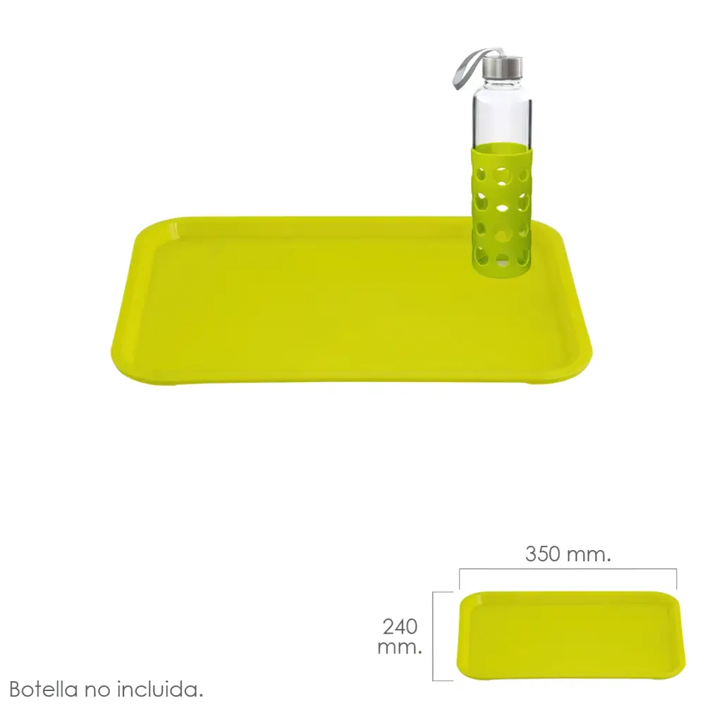 Bandeja Plastico Mediana 35x24 cm.