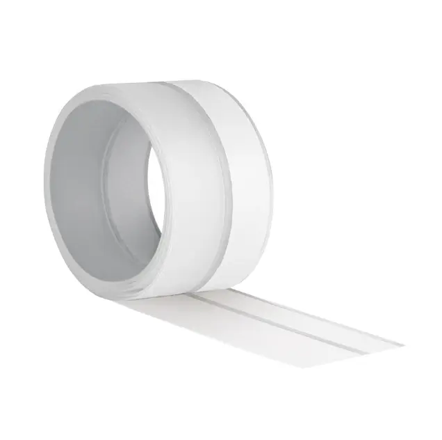 Cinta guardapolvo 1 m x 35 mm, transparente, Hermex con Cable Incluido