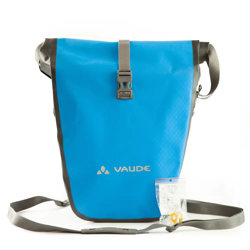 Sacoche occasion porte bagages Vaude Aqua back 24L bleu VENDUE L'UNITE