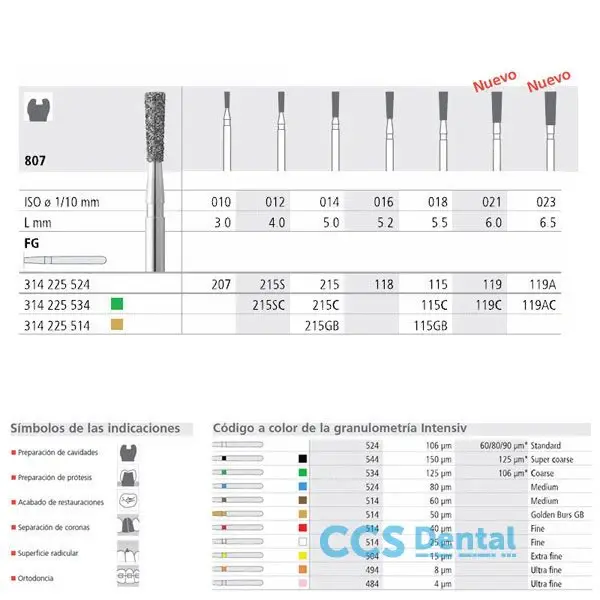 Fg 115/6 C 807-018 Fg Diam. Voluminoso 6Uds.
