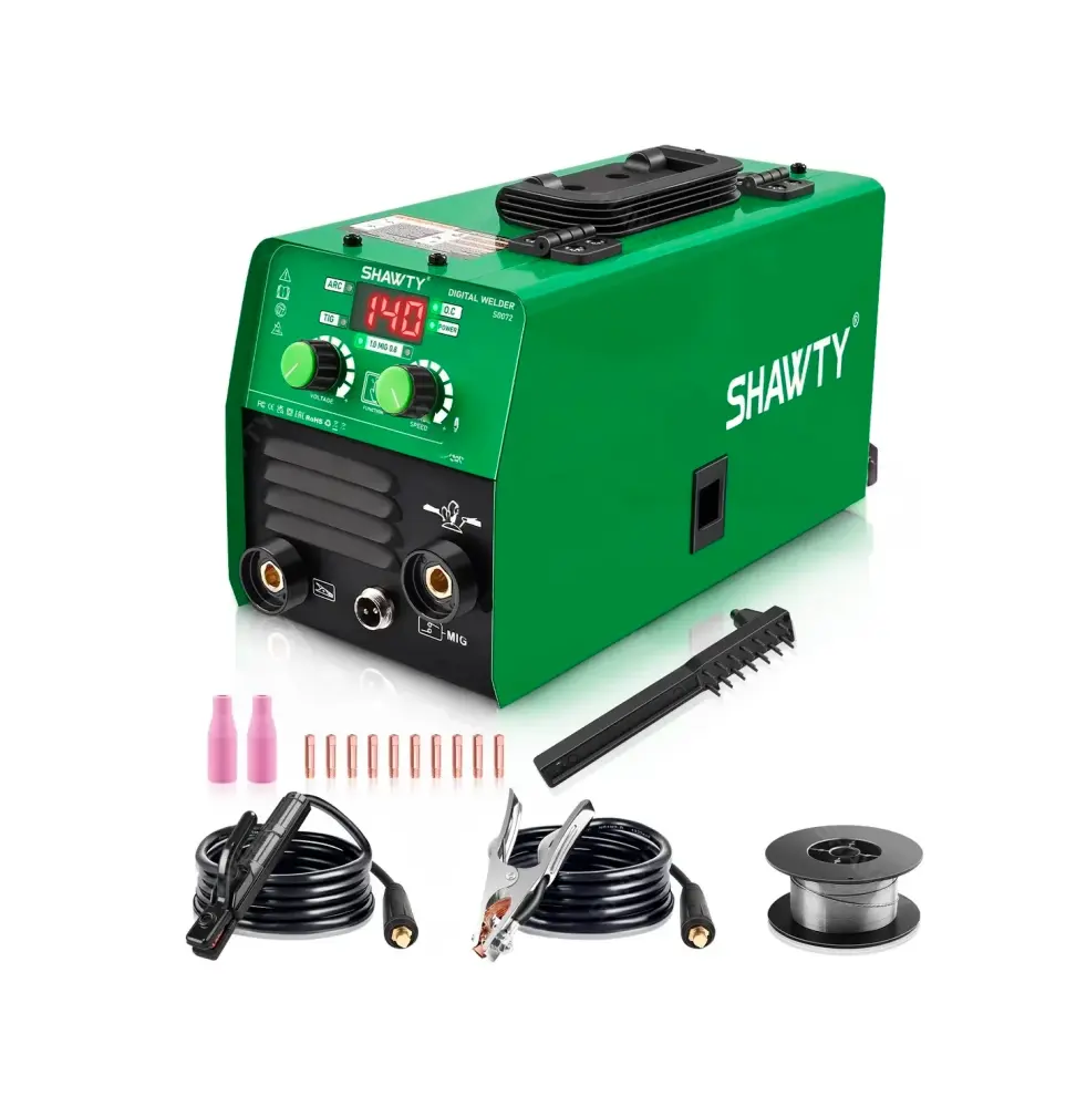 Máquina Inverter De Soldadura 3 En 1 - 140a Shawty con Software de Sincronización